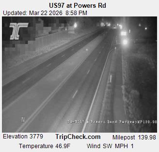US97 at Powers Rd live webcam