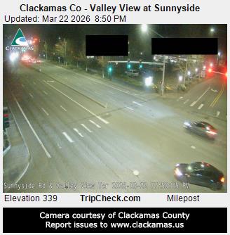 Clackamas Co - Valley View at Sunnyside live webcam