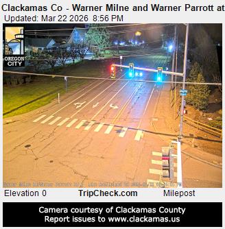 Clackamas Co - Warner Milne and Warner Parrott at Linn and Leland live webcam