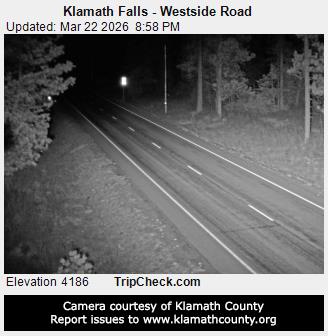 Klamath Falls - Westside Road live webcam